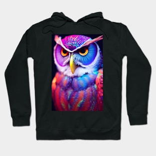 Psychedelic Owl Hoodie